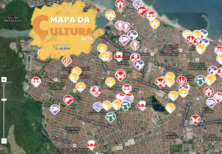 Mapa da cultura de Fortaleza